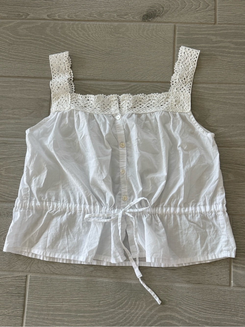 LANEWAY THE LABEL Cotton Chemise in Ivory Size XS VGUC - Picture 8 of 12
